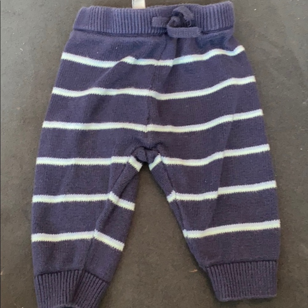 Janie + Jack Striped Sweater Pants